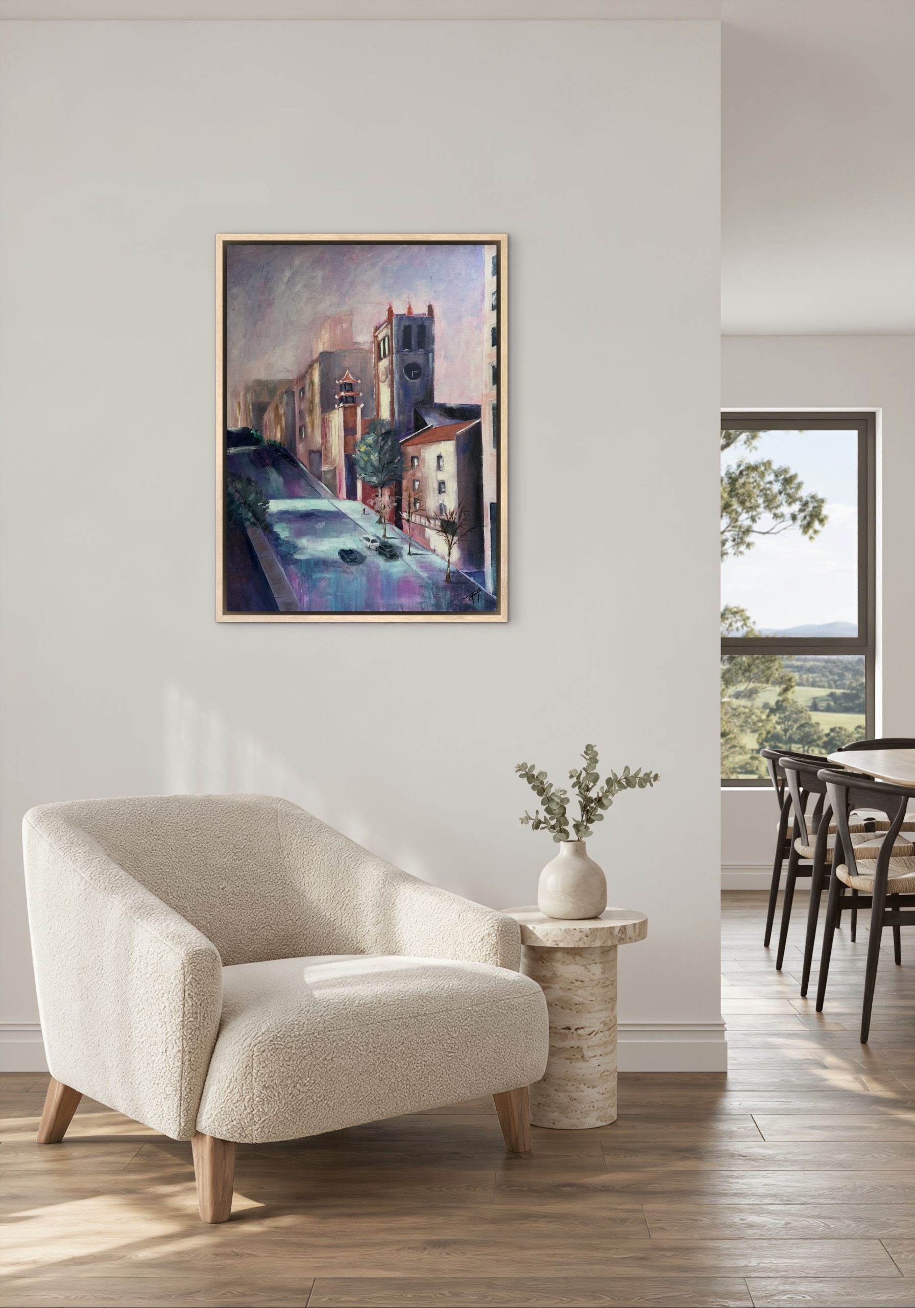 Quelque part en ville – mise en situation dans un intérieur